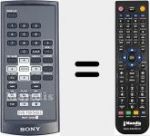 Télécommande pour remplacer RMT-D194