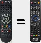 T&eacute;l&eacute;commande pour remplacer RM-KV