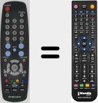 T&eacute;l&eacute;commande pour remplacer TM-95 (BN59-00678A)