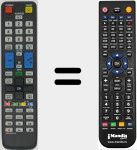 Télécommande pour remplacer MI-BN5901031A