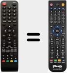 T&eacute;l&eacute;commande pour remplacer SLE 1958