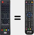 Télécommande pour remplacer K50DLM8F