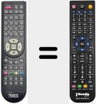 T&eacute;l&eacute;commande pour remplacer REMCON1170