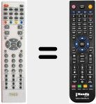 T&eacute;l&eacute;commande pour remplacer REMCON043