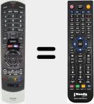 Télécommande pour remplacer CT90366
