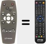 T&eacute;l&eacute;commande pour remplacer CA21KDV-LF2018 (URC395000-00R00)