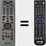 T&eacute;l&eacute;commande pour remplacer URC39860