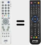 Télécommande pour remplacer RM-C1861 (VE30039453)