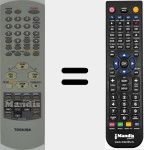 Télécommande pour remplacer WC-FM2