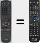 Télécommande pour remplacer SR-62A