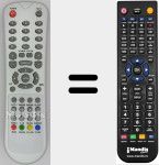 Télécommande pour remplacer LCD KZG-108