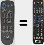 Télécommande pour remplacer SC3492