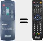 T&eacute;l&eacute;commande pour remplacer ADA885