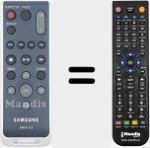 Télécommande pour remplacer BRMD3 (AD5900148A)