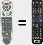 T&eacute;l&eacute;commande pour remplacer Aston003