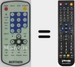 Télécommande pour remplacer BER001