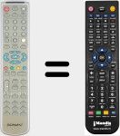 T&eacute;l&eacute;commande pour remplacer BOM005