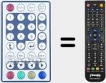 Télécommande pour remplacer CTVDIGUSB2