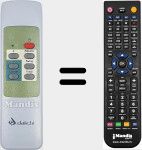 Télécommande pour remplacer DAI003