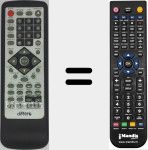 T&eacute;l&eacute;commande pour remplacer DIF002