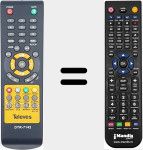 T&eacute;l&eacute;commande pour remplacer DTR-7142