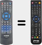 Télécommande pour remplacer DVD100