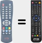 Télécommande pour remplacer ELA001