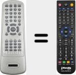 T&eacute;l&eacute;commande pour remplacer EURO002