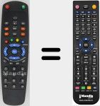 Télécommande pour remplacer HD-5000