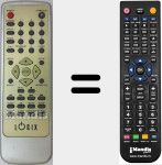 Télécommande pour remplacer JX-2002