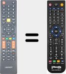 T&eacute;l&eacute;commande pour remplacer LAU006