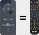 Télécommande pour remplacer LOG007