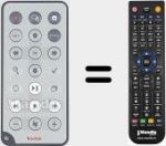 Télécommande pour remplacer RC6134 (MKJ41405901)