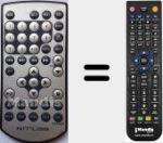 T&eacute;l&eacute;commande pour remplacer Muse001