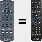 T&eacute;l&eacute;commande pour remplacer PCTV001