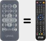 T&eacute;l&eacute;commande pour remplacer PG534