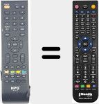 T&eacute;l&eacute;commande pour remplacer RC-01B