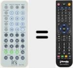 Télécommande pour remplacer RC-1710A