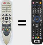 T&eacute;l&eacute;commande pour remplacer RCD420