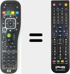 T&eacute;l&eacute;commande pour remplacer TSGH-IR01 (RC HX 0002 G-IR 01)