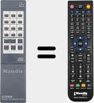 Télécommande pour remplacer RD-113