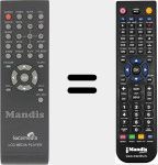 T&eacute;l&eacute;commande pour remplacer REMCON1453