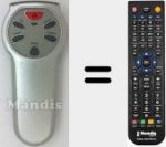 Télécommande pour remplacer REMCON1559