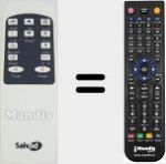 T&eacute;l&eacute;commande pour remplacer REMCON1587