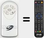 Télécommande pour remplacer REMCON1711