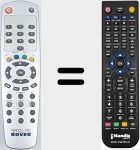 T&eacute;l&eacute;commande pour remplacer REMCON1743