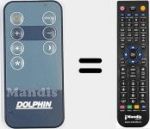 Télécommande pour remplacer REMCON1750