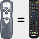 Télécommande pour remplacer REMCON1795