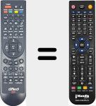 Télécommande pour remplacer REMCON1916