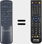 T&eacute;l&eacute;commande pour remplacer REMCON1926